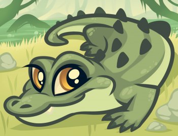 Як намалювати крокодила