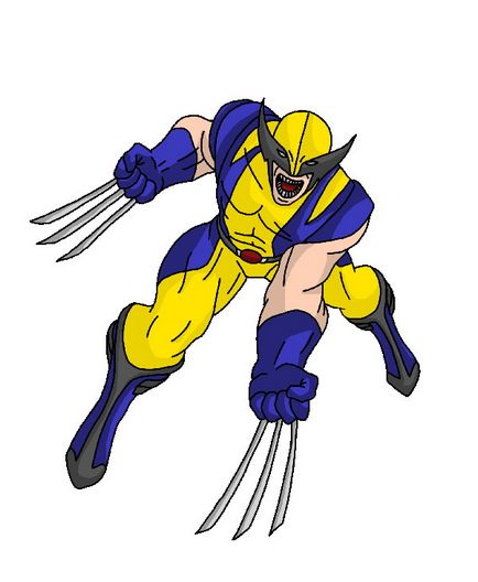 Cum de a desena un wolverine într-un costum de benzi desenate