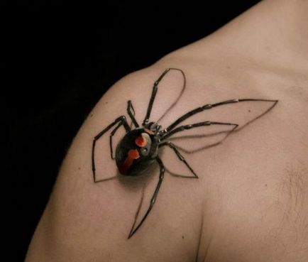 Cum de a desena un tatuaj spider în creion în etape