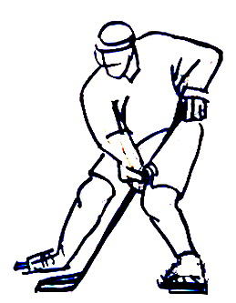 Як намалювати воротаря хокей олівцем
