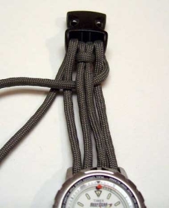 Cum să legați o curea de ceas de la un paracord