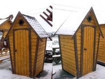 Як побудувати туалет на вулиці своїми руками, як зробити річний сільський туалет, будуємо дерев'яний