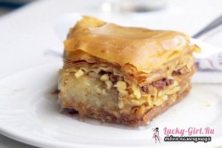 Főzni baklava otthon