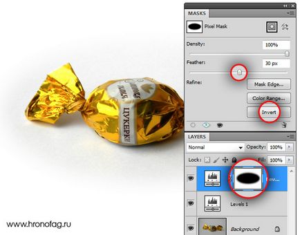 Modul de realizare a fundalului foto alb (Adjustiment Layer & gt; Nivele) Cum se face o fotografie de fundal alb