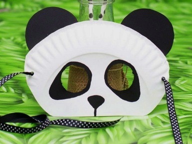 Cum să faci o mască de mască pentru o panda