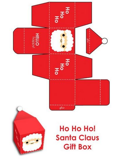 Hogyan készítsünk egy karácsonyi ajándék doboz minta