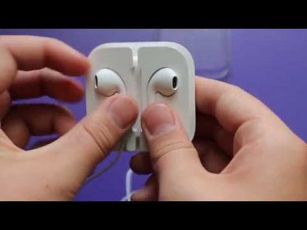 Як скласти навушники earpods назад в коробку