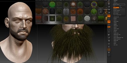 Як створити вуса і бороду за допомогою fibermesh, 3dpapa