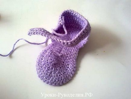 Cum să tricot cizme de vară pentru o fată - lecții de mână