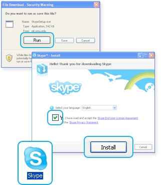 Cum se instalează skype