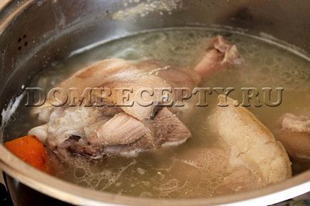 Cum sa preparati o raceala dintr-o portiune de porc (coada) - o reteta cu o fotografie