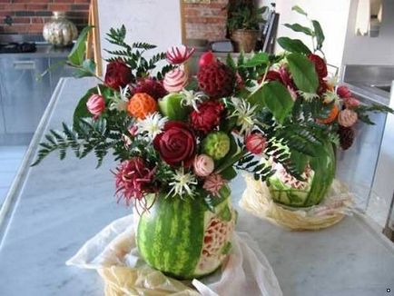 Karving - arta sculptării pentru fructe și legume