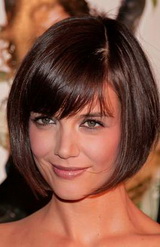 Katie Holmes bob hajvágás tökéletessége egyszerűség (50 fotó)