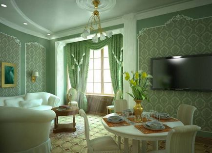 Кімната в стилі ампір фото прикладів і правильне оформлення