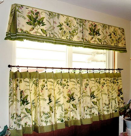 Короткі штори до підвіконня (фото) для кухні, спальні або дитячої кімнати