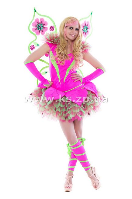 Costum de fairy Winx flori propriile mâini