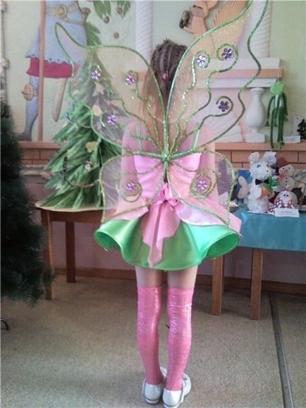 Costum de fairy Winx flori propriile mâini