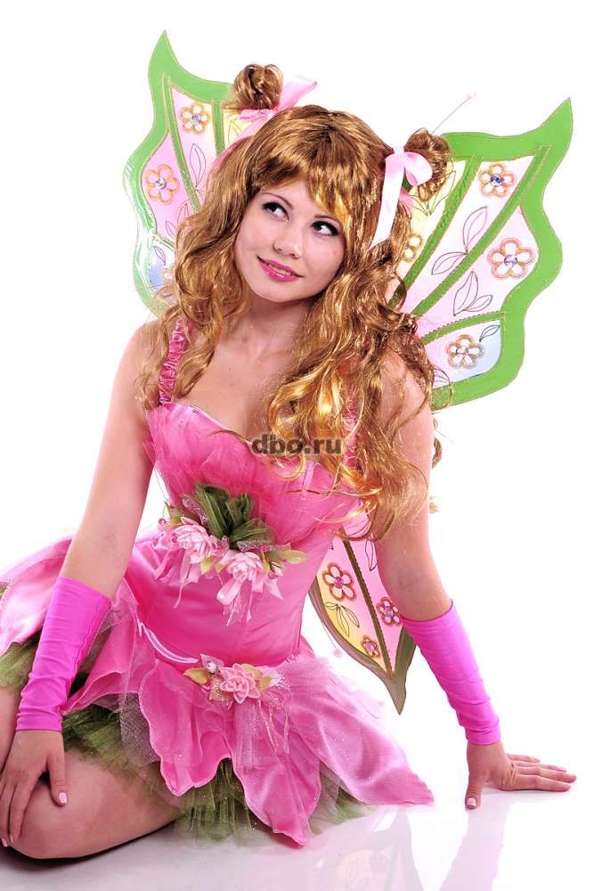 Costum de fairy Winx flori propriile mâini