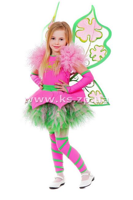 Costum de fairy Winx flori propriile mâini