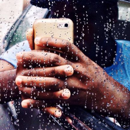 Creative - 7 módszer építésének szórakoztató fotók az eső segítségével iPhone