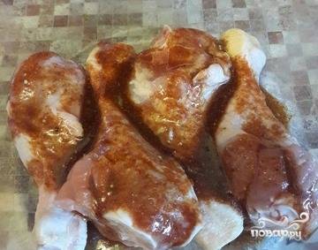 Марината за барбекю пилешки бутчета - стъпка по стъпка рецепта със снимки на