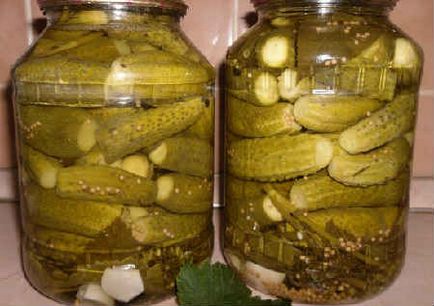 Pickles téli, ropogós, sterilizálás nélküli (uborka) Uborka télen, ropogós, sterilizálás nélküli