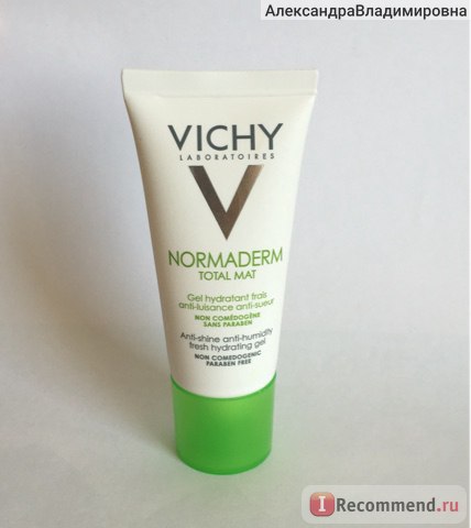 Матуючий крем для обличчя vichy normaderm total mat гель - «фаворит весна 2016! І як він мені допоміг