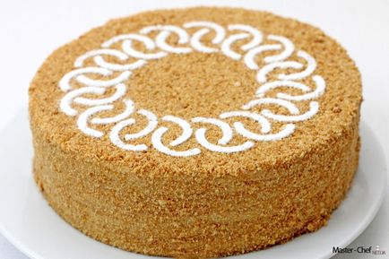 Медовий бісквітний торт в мікрохвильовці по швидкому - майстер шеф - смачні кулінарні рецепти на
