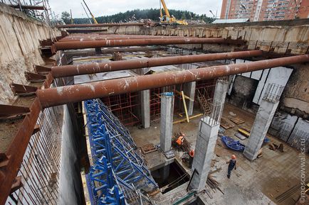 Метро в Новопеределкіно як метро просувається за МКАД