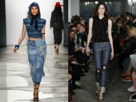 Модні жіночі джинси весна-літо 2017 фото