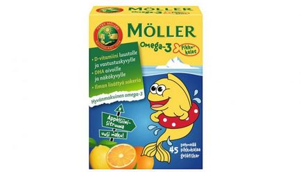 Instrucțiuni de utilizare a vitaminelor Moller Omega 3