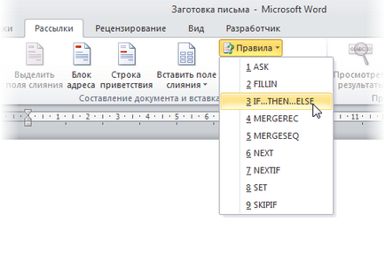 MS Word létrehozása betűjel vagy postázás - nit az Ön számára