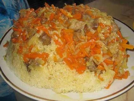 Pilaf real kazah