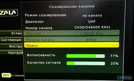 Налаштування приставки ефірного телебачення zala - технічна підтримка Белтелеком