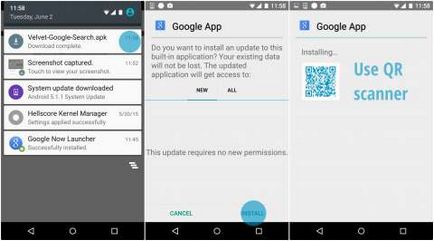 Ново меню приложение от Android м може да бъде инсталиран на почти всяка Android-устройства