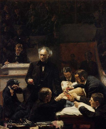Новини які загадки ховає реалістична картина томаса Ікинс «клініка гроса»