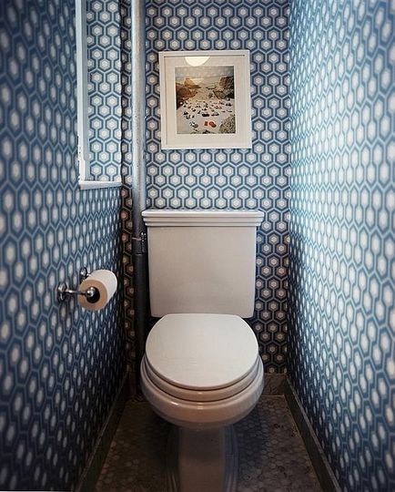 Wallpaper за баня - най-добрите дизайнерски идеи (20 снимки)