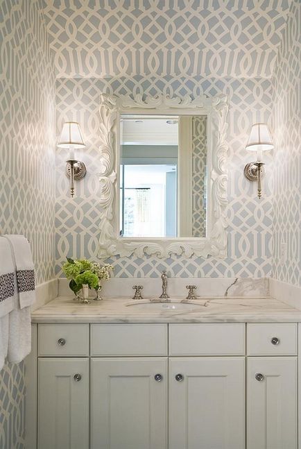 Шпалери для ванної кімнати - кращі дизайнерські ідеї (20 фото)