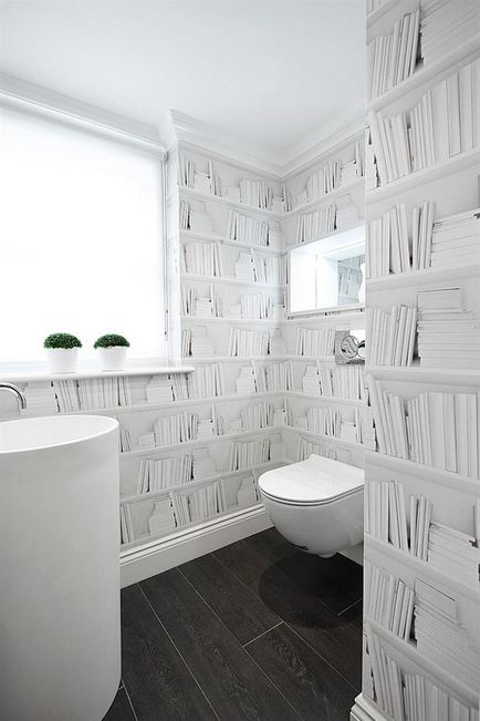Шпалери для ванної кімнати - кращі дизайнерські ідеї (20 фото)
