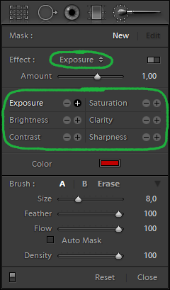 fotók Lightroom Informatika - lágyítja a bőrt, magazin Evgeny Bulatov