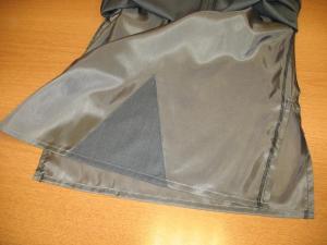 Обробка шліци і розрізу на спідниці, сукні, блузки