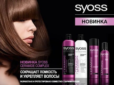 Огляд лінійки засобів syoss ceramide complex