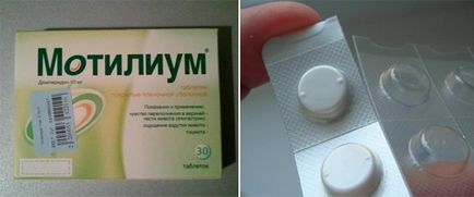 Feedback Motilium - un medicament care vă ajută la stomac