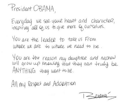 Singer Beyonce a scris o scrisoare de la prima doamnă a Statelor Unite - citită pe știrile sale de luptă