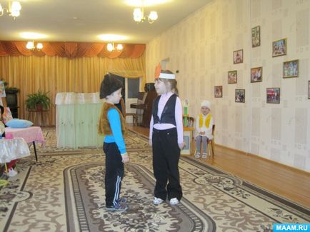 A terv összegzése színházi tevékenység az idősebb csoport „fogási ember” (óra) A terv összegzése színházi tevékenység az idősebb csoportban „mint a fogás ember”