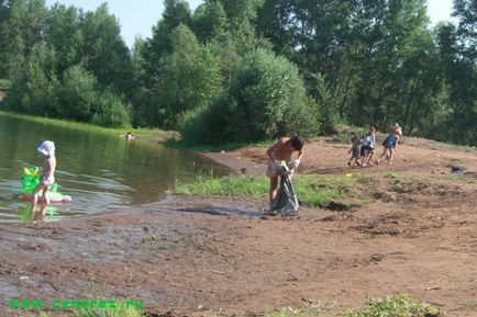Plajă plătită lângă satul Alekseyevka