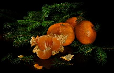 De ce mănânc mandarine pentru noul an (4 fotografii)