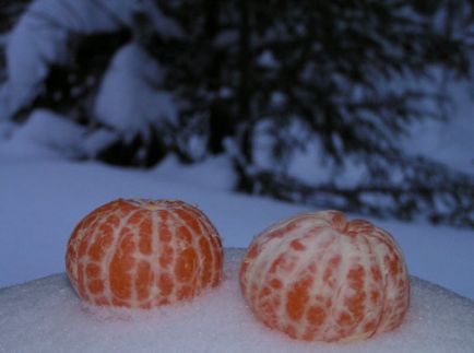 De ce mănânc mandarine pentru noul an (4 fotografii)