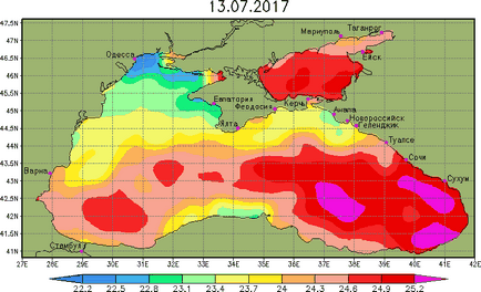 Чому холодна вода в чорному морі чорне змінює колір на бірюзовий