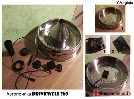 Поїлка petsafe drinkwell® 360 stainless steel pet fountain - «відмінна поїлка, зручна - і подобається